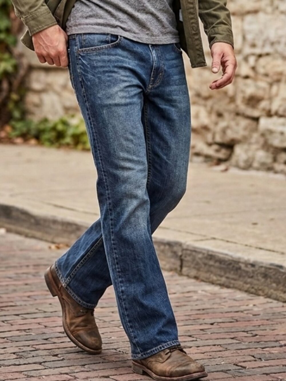 Guess Y2K Jeans Cliff Bootcut Dark Wash Mens Denim Size 36x32
